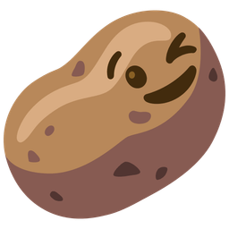 Potato and Winking face