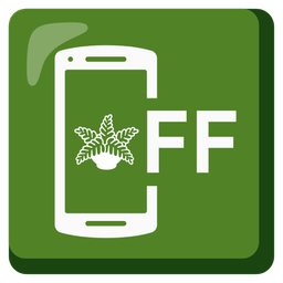 potted plant and mobile phone off