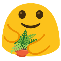 potted plant and people hugging