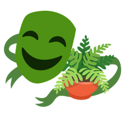 potted plant and performing arts