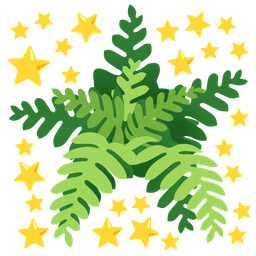 potted plant and star