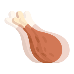 poultry leg and beating heart