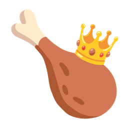 poultry leg and crown