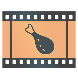 poultry leg and film frames