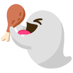 poultry leg and ghost