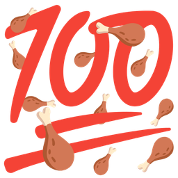 poultry leg and hundred points