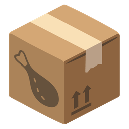 poultry leg and package