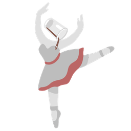 pouring liquid and ballet shoes