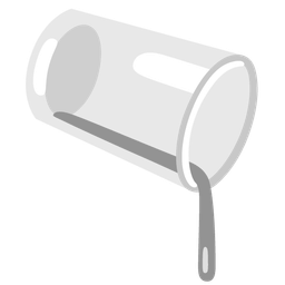 pouring liquid and grey heart