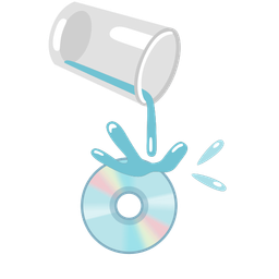 pouring liquid and optical disk