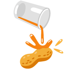 pouring liquid and peanuts