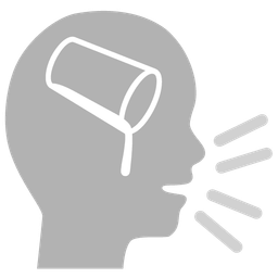 pouring liquid and speaking head