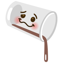 pouring liquid and woozy face