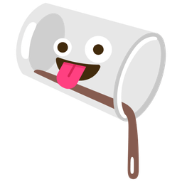 Pouring liquid and Zany face