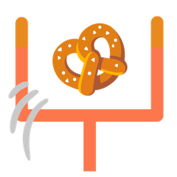 pretzel and american football