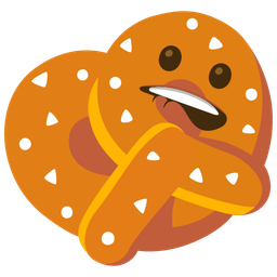 pretzel and biting lip