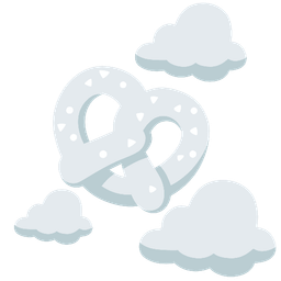pretzel and cloud