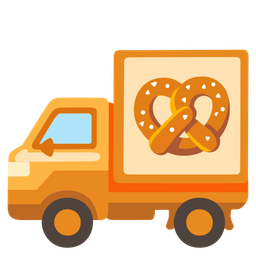 pretzel and delivery truck