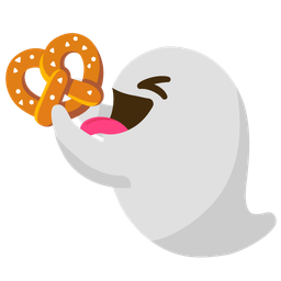 pretzel and ghost