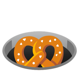 pretzel and hole