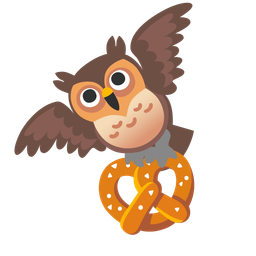 pretzel and owl