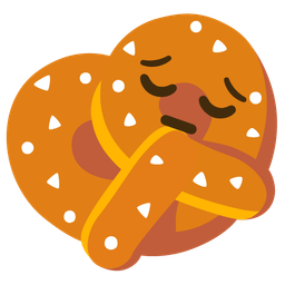 pretzel and pensive face