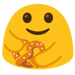 pretzel and people hugging