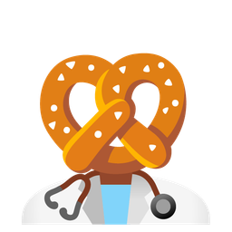 pretzel and stethoscope