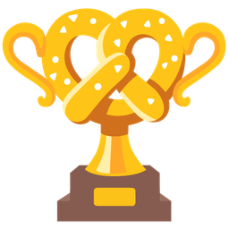 pretzel and trophy
