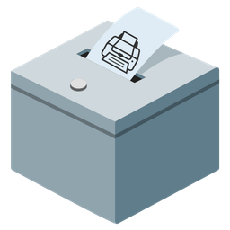 Printer and Ballot box with ballot