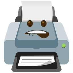 Printer and Biting lip