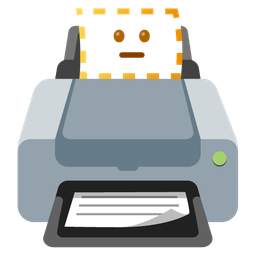 Printer and Dotted line face