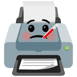 Printer and Face with thermometer