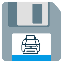 Printer and Floppy disk