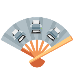 Printer and Folding hand fan