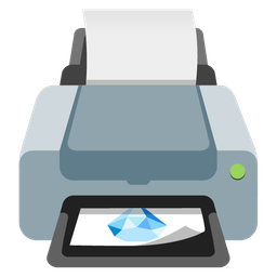 Printer and Gem stone