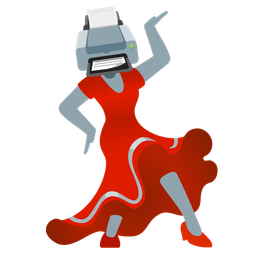 Printer and High-heeled shoe