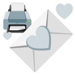 Printer and Love letter