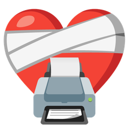 Printer and Mending heart