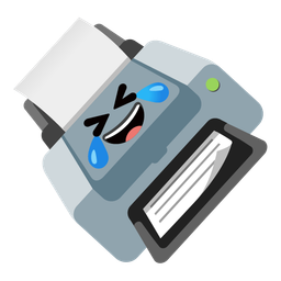 Printer and Rolling on the floor laughing