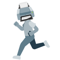 Printer and Running shoe