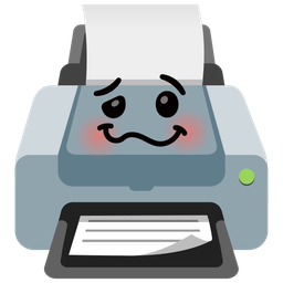 Printer and Woozy face