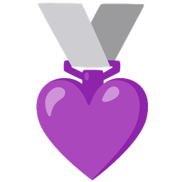 purple heart and 2nd place medal