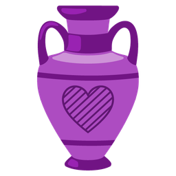 purple heart and amphora