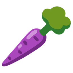 purple heart and carrot