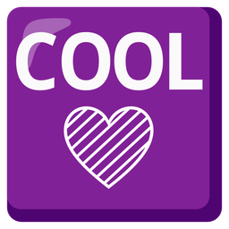 purple heart and COOL button