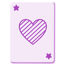 purple heart and joker