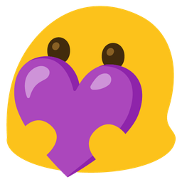 purple heart and magic wand