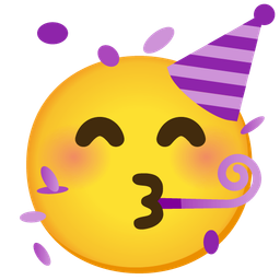 Purple heart and Partying face