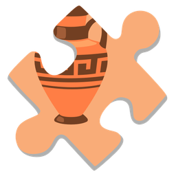 puzzle piece and amphora